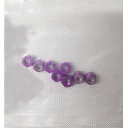 Dadi per ruota da 4mm (8pz) colore viola